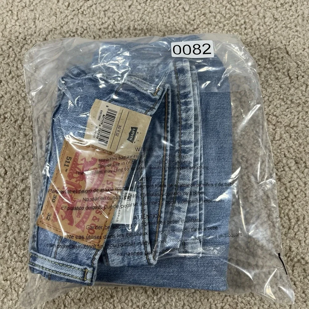Levi's Men's 511‎ Slim Fit Flex Jeans 30x32 Fit 29x32 Medium Blue Wash 045115856